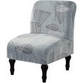 thumbnail image 1 of Armless Chair Slipcover Removable Armless Chair Cover Printed Armless Accent Chair Covers Washable Slipper Chair Slipcovers Furniture Protector Covers for Extra Large Armless Accent Chair, 1 of 7