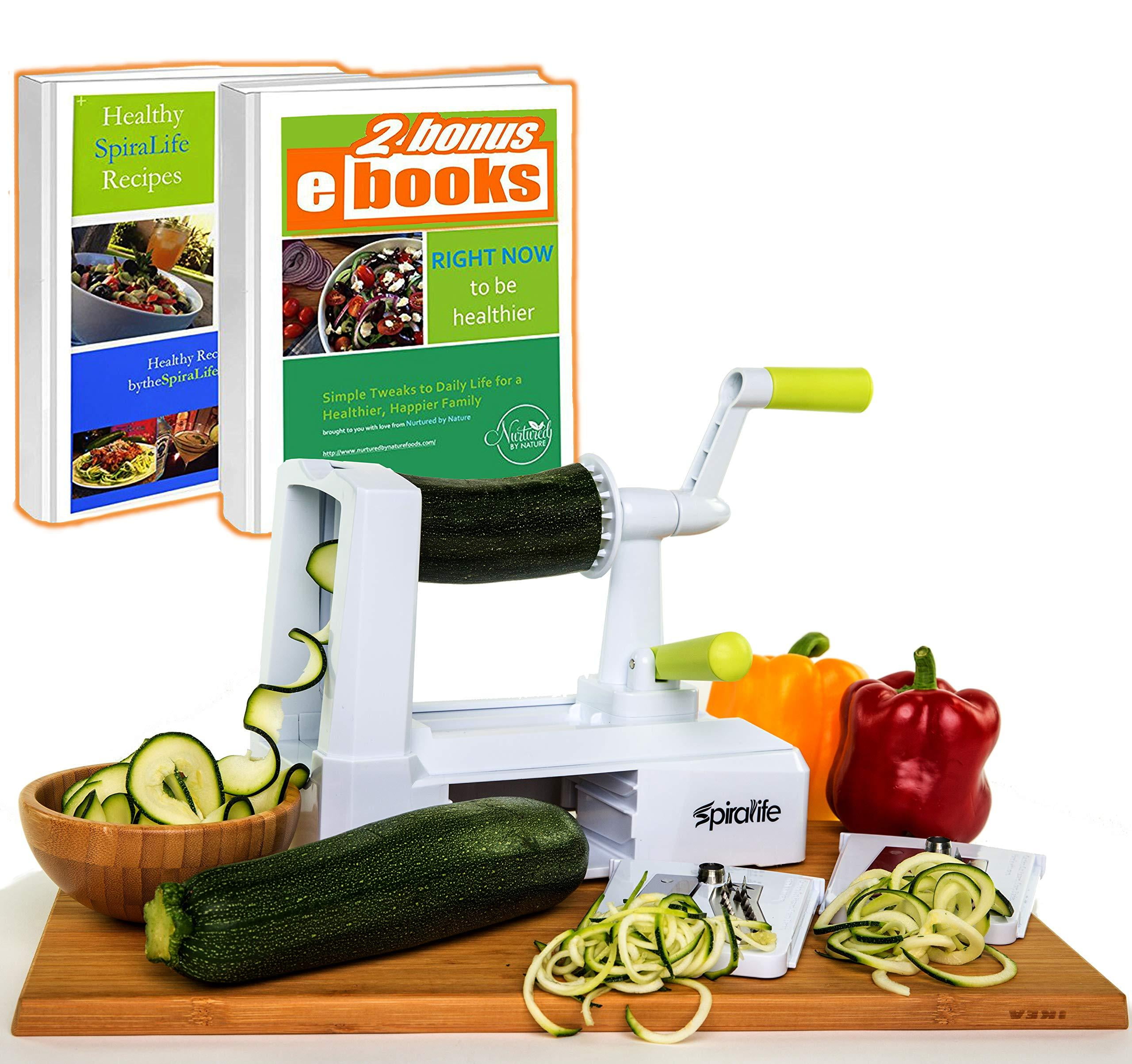Spiralife Spiralizer Vegetable Slicer Zucchini Spaghetti Maker, Heavy
