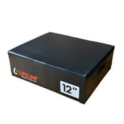 Lifeline Fitness Vinyl Covered Foam Pylo 12 inch Box with Integrated Handles