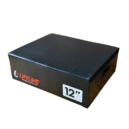 Lifeline Fitness Vinyl Covered Foam Pylo 12 inch Box with Integrated Handles