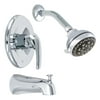 LDR Exquisite 5 Spray 1-Handle Chrome Tub and Shower Faucet