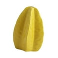 thumbnail image 4 of Jarrón de cerámica con forma de flor para plantas, decoración minimalista Amarillo, 4 of 9