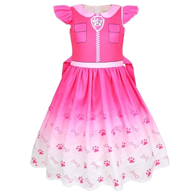 Niñas Halloween Cosplay vestidos patrulla perro Juegos Olímpicos niños Chase mascota carnaval fiesta niños plisado jugar ropa zhangyuxiang LED