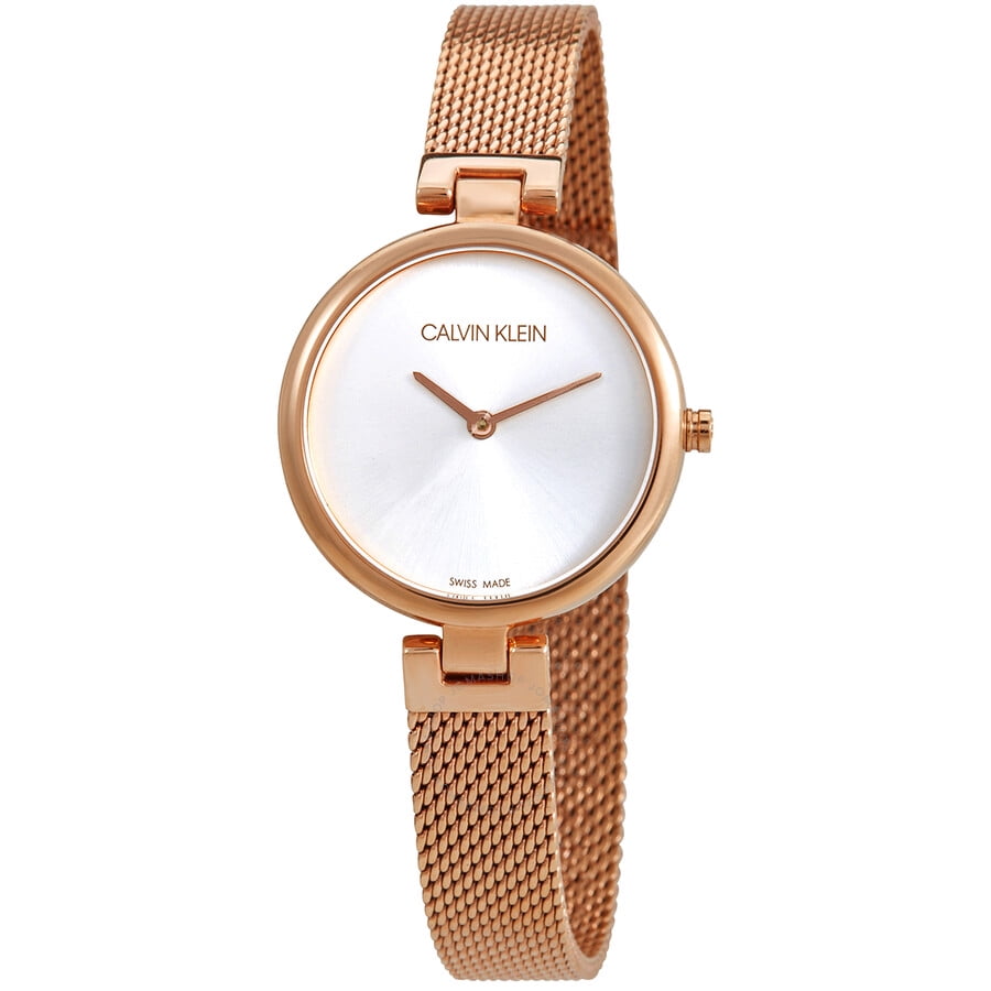 CALVIN KLEIN Quartz Silver Dial Ladies Watch K8G23626 Walmart