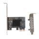 thumbnail image 2 of Tarjeta de expansión PCIe a SATA 3.0, transmisión de 6 Gbps, estable, plug and play, tarjeta controladora PCIe SATA 3.0 para escritorio, 2 of 14