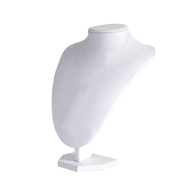 Exhibidor de joyas con colgante de collar simple, soporte de busto de maniquí 29x21x18cm