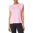 thumbnail image 1 of Betsey Johnson Women's Ruffle Muscle Swing Tank, Bubblegum, Small, 1 of 1