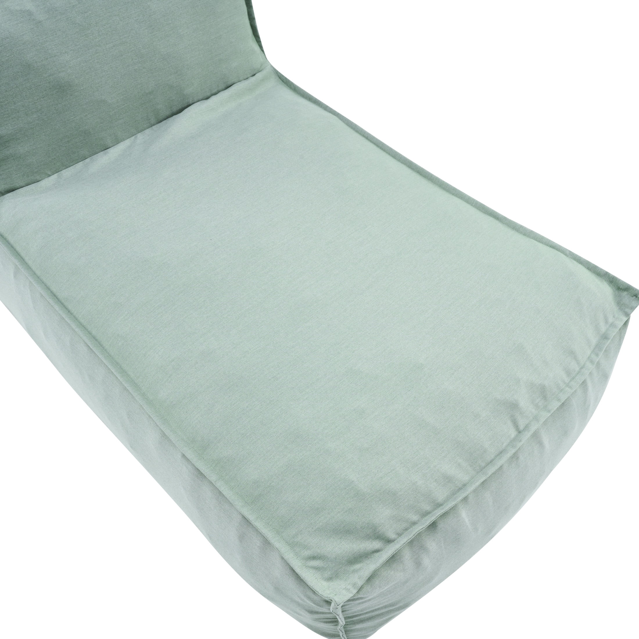 Christopher Knight Home 61" Outdoor Bean Bag Lounge Chair, Plush Foam Filled, Patio Garden Seating, Mint, Set of 2