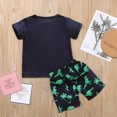 thumbnail image 6 of Toddler Baby Boy Summer Clothes Kids Boys Short Sleeve Dinosaur T Shirts Tops Shorts Outfits Clothes Set, 6 of 7