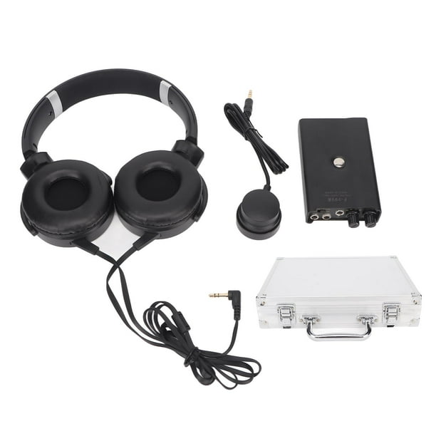 Detector de fugas de agua de tubería Monitor de agua de tubería subterránea de mano ajustable de 4 velocidades para tuberías, desagües de piso