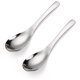 thumbnail image 1 of 2 cucharas de sopa gruesas y pesadas, cucharas de sopa de acero inoxidable, 1 of 5