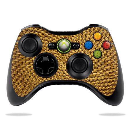 MightySkins Carbon Fiber Skin for Microsoft Xbox 360 Controller - Circle Weave | Durable Textured Carbon Fiber Finish | Easy to Apply and Change Style | Made in The USA