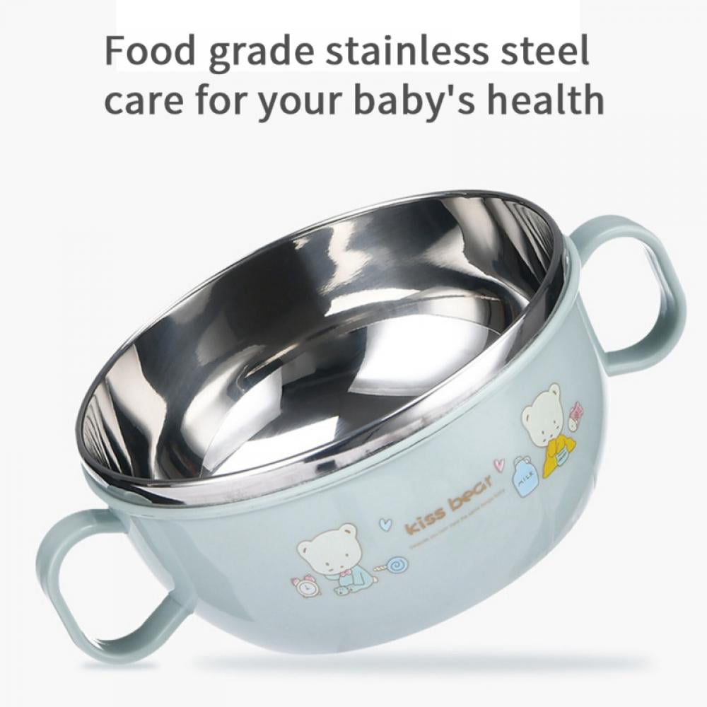 HaWare 6-Piece Kids Bowls, 12oz SUS304 Metal Bowl for Toddler Children,  Small Baby Bowls for Feeding/Soup/Snacks, Multipurpose 18/8 Stainless Steel
