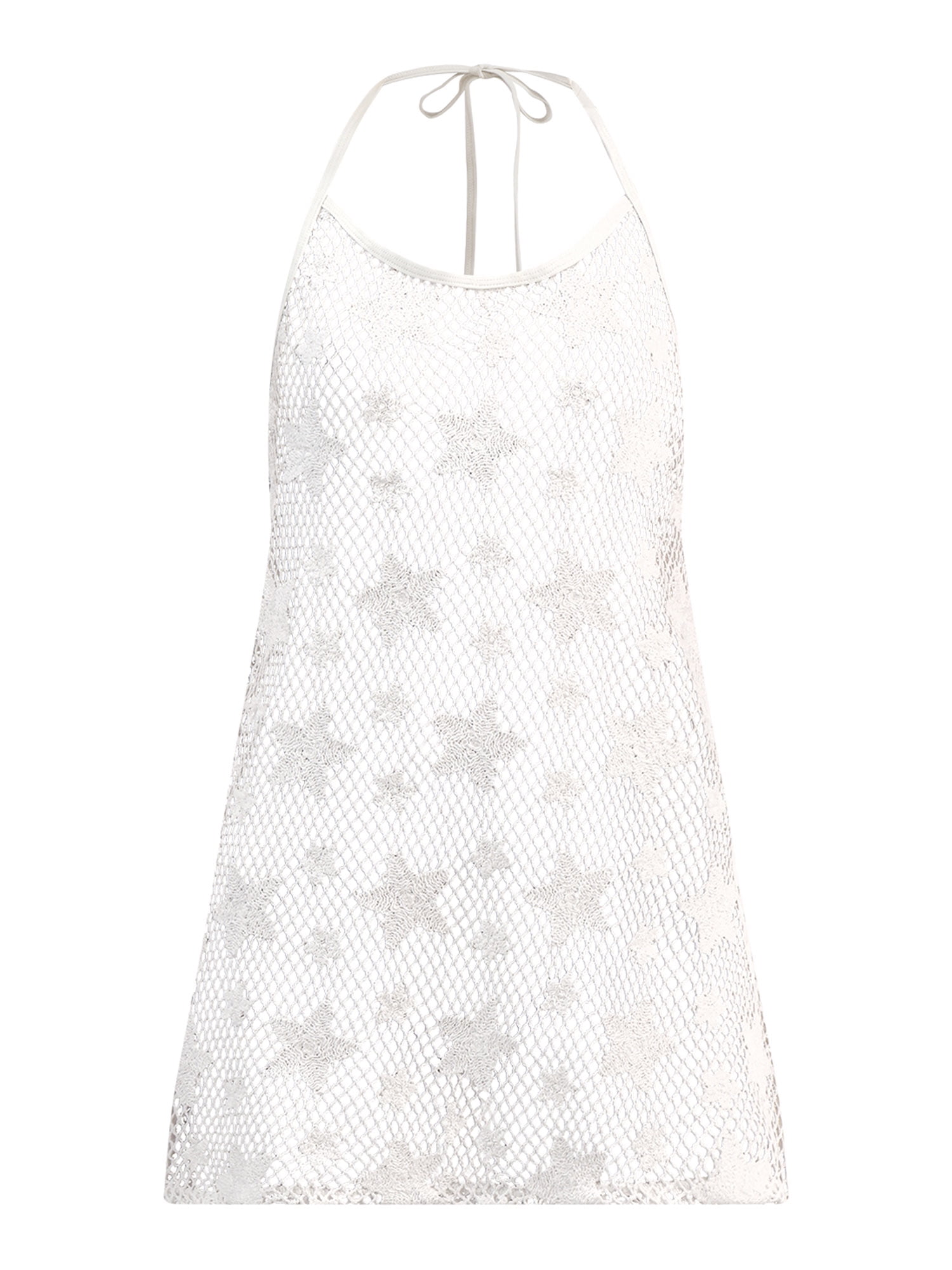 No Boundaries Women's Crochet Star Coverup Dress, Sizes XXS - XXL