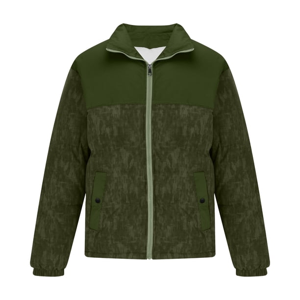 Puntoco Chaquetas De Abrigo Informales Sin Capucha De Manga Larga De Color Sólido A La Moda Para Hombre