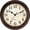retro, variant on 12 Inch Wall Clock Battery Operated Silent Non-Ticking Analog Wall Clock Vintage Retro Rustic Style Decorative for Living Room Kitchen Home Office(Bronze)