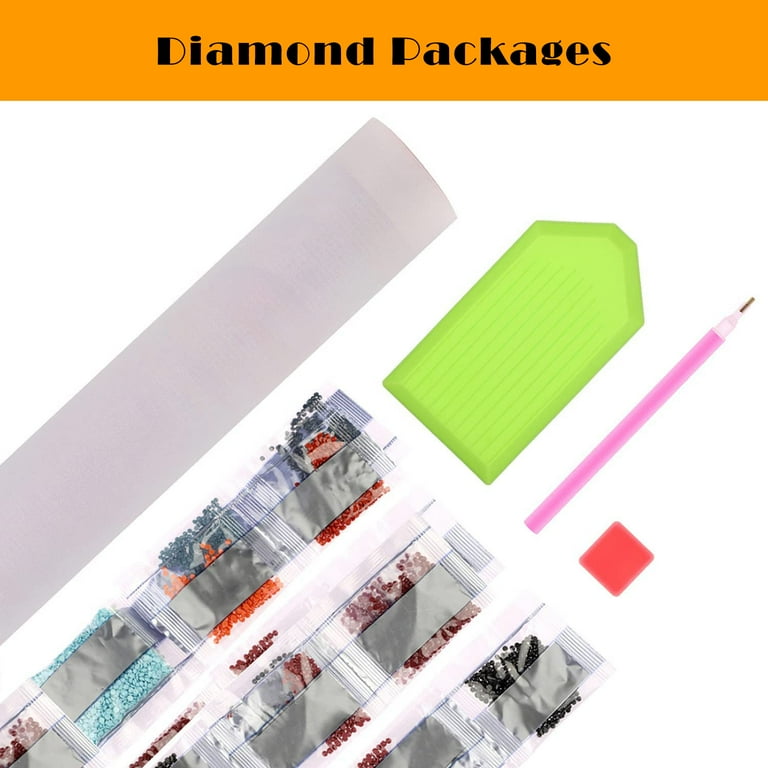 YSCOLOR Diamond Painting Kit - Uccellino Robin - 30x40cm - Diamanti Rotondi - Fai Da Te Per Adulti E Bambini - 3