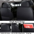 thumbnail image 4 of Universal PU Leather Car Front Seat Covers - Fit Most Cars Trucks Suvs Van, Auto Seat Covers Car Seat Protector for All Seasons, 4 of 6