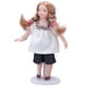 thumbnail image 5 of Dollhouse Porcelana Niña, Dollhouse Girl Doll Shorts Rubio Mini Cerámica Blanca Camiseta Para Decoración, 5 of 7