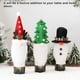 thumbnail image 5 of Cubierta de botella de vino de barba de felpa, árbol de Navidad, muñeco de nieve, ropa protectora, decoración del hogar, sombrero de cerveza, Kits de decoración para fiestas Muñeco de nieve Toystoory HA068255-02, 5 of 6
