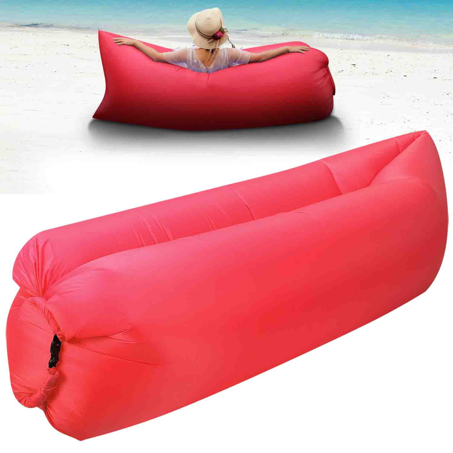 Air Lounger, iMountek Lazy Bed for Camping, Beach, Park, Backyard, Fast