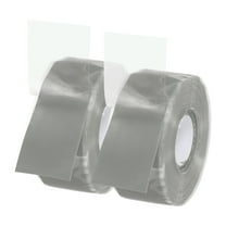 Uxcell Grip Tape, Self-Fusing Silicone Tape 17ft, Sealing Repair Wrap Tape, Grey 2 Pcs