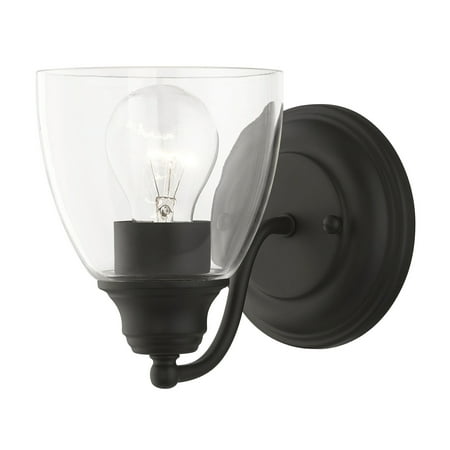 

Livex Lighting 15131 Montgomery 7 Tall Commercial Bathroom Sconce - Black