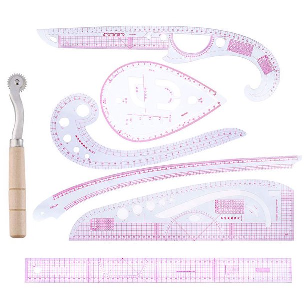 AUST Curve Rulers for Sewing with Styling Design, Curve and Hip 7pcs