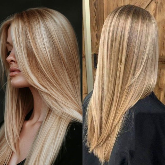 Peluca de encaje sintético en la parte delantera mytonecoo Blonde 26 pulgadas, recta