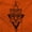 Orange, variant on Wolf Pack Triangle Symbol Spirit Animal Plus Size Crewneck Graphic Tee Shirt Brisco Brands 5X
