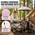 thumbnail image 5 of UPF50+ Universal Sun Umbrella for Strollers and Camping Carts, Adjustable Clip On Parasol, Anti-UV Shade Canopy for Baby Pram, Wagon and Outdoor Walking Use, 5 of 8