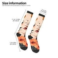 thumbnail image 2 of Hirioo Butterfly Floral Elegance for Adult Stockings Breathable Sock Non-Pilling,Contrasting Color Design, 2 of 6