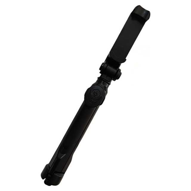 stanreset Monopode Trépied Extensible Véritable Sans Fil Déclencheur à Distance Perche à Selfie pour Téléphone Noir 1 Ensemble