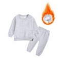 thumbnail image 4 of Mercatoo 2 Piece Toddler Baby Boys Fall Winter Clothes Pullover Long Sleeve Sweatshirt and Pants Outfits Clothing Set, 4 of 4