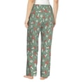 thumbnail image 2 of Bixox Women's Retro Hippie Groovy Mushroom Patterned Pajama Pants Loungewear, 2 of 5