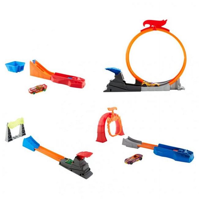 Mattel MTTFTH79 Hot Wheel Assortiment Classique de Cascades Mix 1 Jouets - 6 Pcs