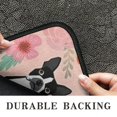 thumbnail image 6 of Pink Boston Terrier and Flower Door Rugs,Washable Non Slip Door Mats Indoor,Decorative Door Mats,Entry Mat Indoor for Entrance,Bedroom,Kitchen,Bathroom,30"x17", 6 of 6