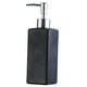 thumbnail image 2 of Dispensador de jabón líquido y loción con bomba, botella moderna para gel de ducha y champú de 350 ml. Negro, 2 of 6