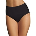 thumbnail image 3 of Women's Maidenform DM0051 Tame Your Tummy Brief Panty (Black W/ Black Lace 2X), 3 of 5