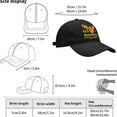 thumbnail image 3 of Sombrero Gorra de béisbol ajustable conmemorativa del 250 aniversario, bandera de EE. UU., estilo patriótico, 1 unidad, 55-60 cm, color negro Rkxzt, 3 of 9