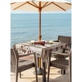 thumbnail image 3 of Outdoor Tablecloths with Umbrella Hole & Zipper, Red Texas Star Vintage 54x54 Inch Square Tablecloths, Farmhouse Berry Grey Wooden Waterproof Table Cloth, Patio/Pool/Picnic Table Covers, 3 of 8