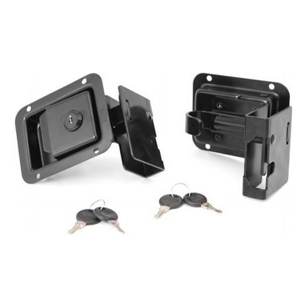 Rugged Ridge 11812.80 Door Latch Kit; 07-18 Jeep Wrangler JK/JKU