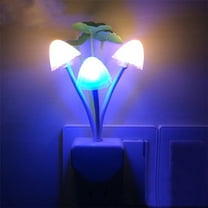 Mushroom Night Light with Color Changing LED for Kids Sleeping Features Light Sense Control and Energy Saving Design 0.5W