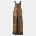 thumbnail image 4 of Ayfxijin Pants for Women，Womens Fashion Ethnic Style Patchwork Vintage Printed Buttons Suspender Jumpsuit, 4 of 5