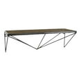 thumbnail image 1 of Benzara - Shelf - rectangular - metal, wood - black, brown, 1 of 1