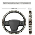 thumbnail image 3 of Renewold Southwestern American Tribal Brown Auto Steering Wheel Cover Universal 15 Inch Diameter Anti-slip Neoprene Car Steering Wheel Protector for Women Men, 3 of 6