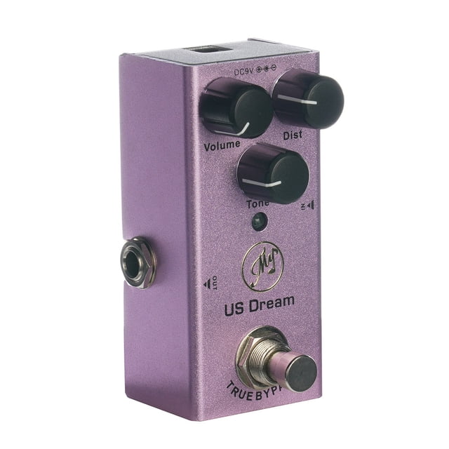 Amdohai Pédale Portable Effet Distorsion Rêve US pour Guitares Électriques