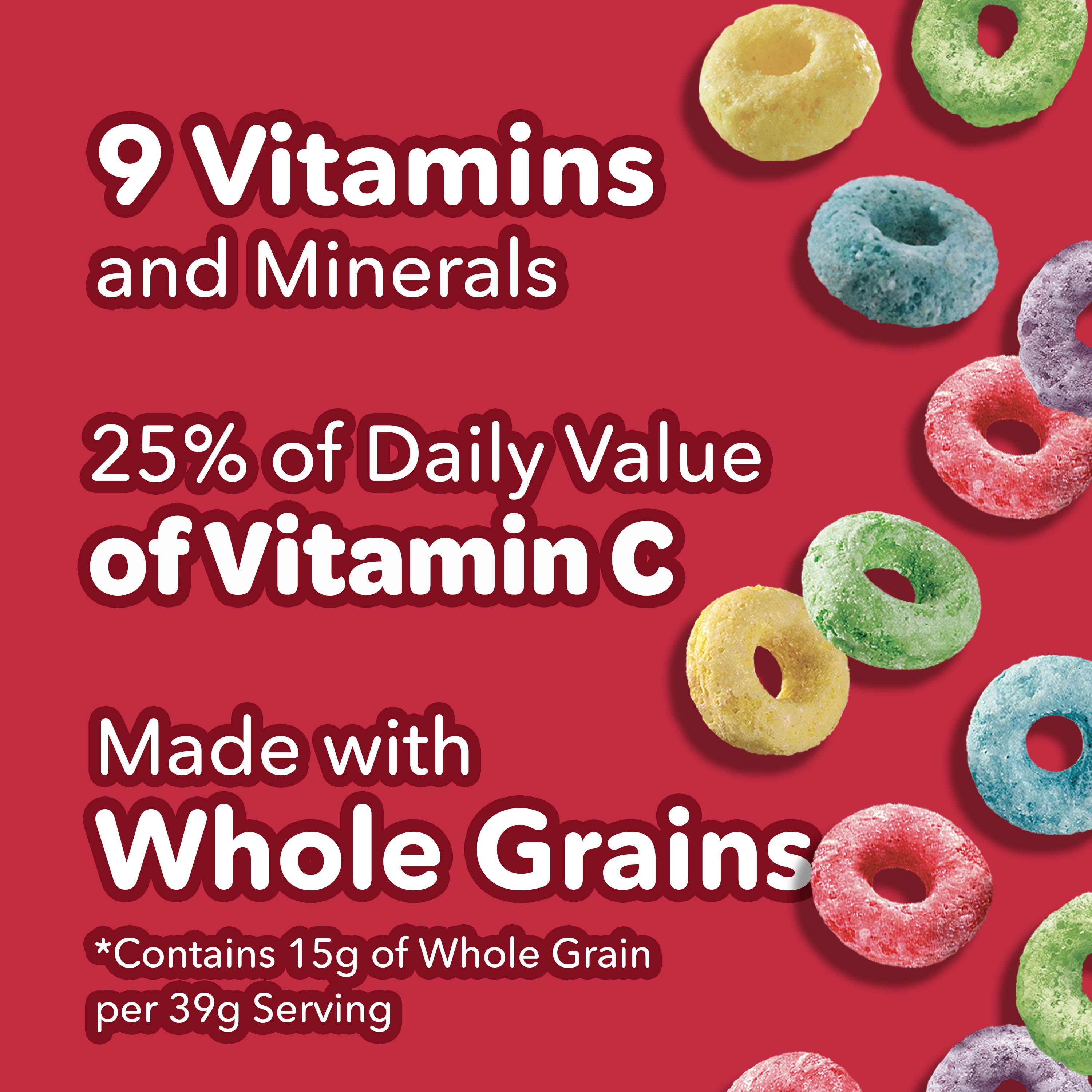 Kellogg’s Froot Loops Breakfast Cereal, Kids Cereal, Family Breakfast, Family Size, Original (6 Boxes)