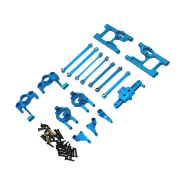 Piezas de metal mejoradas para coche RC Piezas mejoradas Pieza de coche RC Wltoys 1/12 Coche RC azul