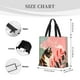 thumbnail image 3 of Fotbe Colorful Cat With Flowers Bolsa Tote con Estampado para Mujer, Bolsos con Cremallera, Bolsa de Hombro Casual de Gran Capacidad con Bolsillos Internos, 3 of 7